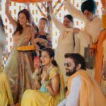 Dalljiet Kaur Instagram - To new beginnings, one step at a time. #haldiceremony #dalnik2 #onestepatatime #toforever
