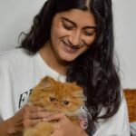 Deeksha Joshi Instagram - Ponyo and Myo 🥺♥️ Thank you @bhoommss for these wonderful pictures. How you’ve managed to capture them exactly in their element is beyond me 🫠 @myo.and.ponyo