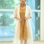 Deeksha Joshi Instagram - 🌼💫 Styled by @styleitwithniki Outfit @zebein.india Accessories @tahobynirjari @bynirjari Makeup and Hair @theglitterboxbyshreyapatel PC @badal_patel52