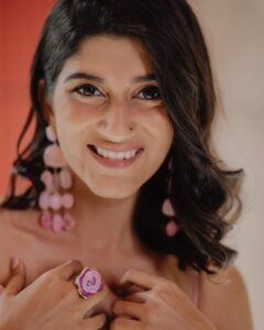 Deeksha Joshi Instagram - Channeling my inner Barbie! 🌸
#gretagerwig FTW ✨💫

Styled by @styleitwithniki 
Outfit @maroonbytaruna 
Accessories @mymeerastore 
MuH @trainedmuajayati_lpc 
📷 @chiragpanchal__