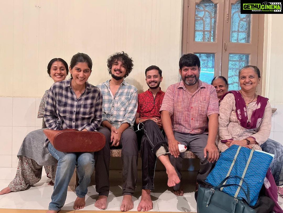 Deeksha Joshi Instagram - Wrapped ‘Roojh’- a project that has been a roller coaster ride for each and every person involved with the film. I am honestly at a loss of words because I believe everyone in the project has put their entire being into making this possible. We failed and we stood up again till we finally, actually, did make it. So I’m taking back friendships for a lifetime, perseverance, patience, satisfaction and most importantly- contentment. Pic 1- This is not an ordinary wrap up photo, we had been waiting for this moment since three years. Pic 2- The person who I am eternally grateful for to have met. @amrita.bagchi , I can’t get enough of you. I am inspired by you, in awe of you and I promise to be by your side always.. just give yourself a warm hug from me today! IMY! Pic 3- I don’t think I have ever had so much difficulty articulating what I feel seeing a picture. It’s like 2020 all over again.. I just want to tell you that you have shown courage in standing up again and again @himadri_mahesh . All the ups and downs every suffering will be worth it and I know you know that. Heal, love yourself and just be Pic 4- I have learnt so much from you @aditya_lakhia_official ! Thank you for teaching me how to chill and not overthink and overwhelm myself. Thank you for all the warmth and love and most importantly, for being my Foodie Buddy. Pic 5- This picture describes us hai na @_shivamparekh.. thank you for being there.. your presence was enough for me to feel at home bhailuuu! Baaki milke baat karte hain.. Pic 6- Hassi ben, @neerjapanchal tu aur teri mummy mast ho yaar. Please convey to her how much I am fond of her smile, laughter and attitude to solve problems. Give her a looot of love from me. Pic 7- Rijuuu Kaaajuuu @ojaantrik_jajabor kaise kar lete ho apna zen mode on 23 of 24 hours? You are a treasure my friend. And the least we can do is learn how to live from you. Pic 8- I never knew I could connect with someone in their old age as I never had aged people around me, especially in my formative years. Baa has shown me a different side of myself. Love you baa Pic 9- THE FAMILY! Pic 10- How it all started, of course I couldn’t photoshop @_shivamparekh ❤️🫠 Bhavnagar
