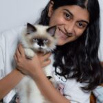 Deeksha Joshi Instagram - Ponyo and Myo 🥺♥️ Thank you @bhoommss for these wonderful pictures. How you’ve managed to capture them exactly in their element is beyond me 🫠 @myo.and.ponyo