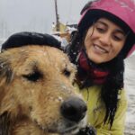 Deeksha Joshi Instagram – My first snowfall ♥️🥹❄️