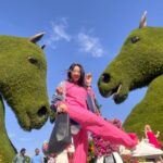 Deepika Singh Instagram - In love with the beauty of Dubai Miracle Garden. If you ever find yourself in Dubai, make sure to visit the Miracle Garden - a true wonderland that will leave you mesmerised. . . #outfit @enzo_fashion_forever #Dubai #MiracleGarden #TravelTips #nofilter #purebeauty #deepikasingh