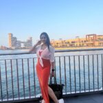 Deepika Singh Instagram – This Pointe was on point! 
So much do here from cafés to beaches to great views!!! 
.
#pic @jeevitaoberoi 
#outfit @enzo_fashion_forever 
#dubai #love #travel #deepikasingh #uae