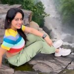 Deepika Singh Instagram - Nature and My mood always goes hand in hand ✨❤️ . . #blissful #nature #love #kukadikhapawaterfall #deepikasingh
