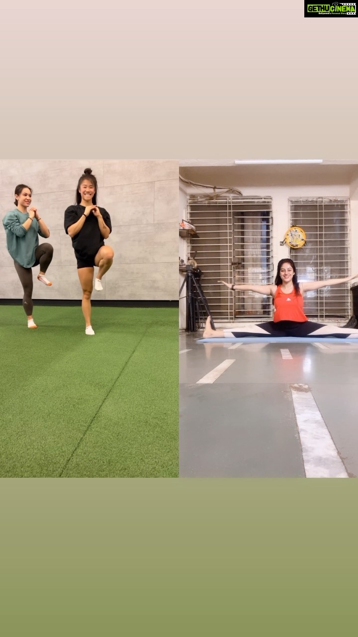 Deepika Singh Instagram - Loved this challenge 🔥💁🏻♀️ Do try out, to test your hip mobility 👻 only after a good warm up session. . Doing workout after 10 days break.Motivating myself to become the best version of my self. #challenge #reels #monday #selfmotivation #mondaymotivation #deepikasingh