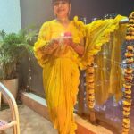 Devoleena Bhattacharjee Instagram - Happiness is in the air.. Happy Diwali once again. ❤️ . . Styled by: @shikshabhansali_ Outfit: @nitikakanodiagupta #deepavali #diwali #2021