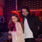 Devoleena Bhattacharjee Instagram - Madness with my crazy gang 🤪 . #influencer #crazy #gang #friendship #buddies #party #dance #music #devoleena #dhaval4bhavini #shanawaz