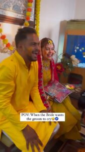 Devoleena Bhattacharjee Instagram - 🤣🤣

#haldi #devokishaadi