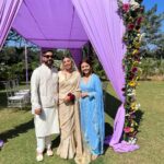 Devoleena Bhattacharjee Instagram - Lots of love & blessings to both of you. @dhritiman_b. Happy Married Life Ahead. 🥰❤️🤗🧿. #forevertogether #newlymarried #cousin Bangalore, India