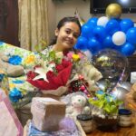 Devoleena Bhattacharjee Instagram - Happy Birthday to me……And the party beginssss….. 😍❤️ Thank you all for all the gifts & flowers & cakes❤️🤗 . . #devoleena #birthdaygirl #happyme #celebration #party #blessings #gratitude