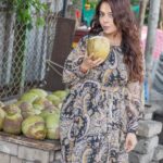 Devoleena Bhattacharjee Instagram - Day out with my baby…❤️ @angel_bhattacharjee PS - One can go for Fresh Coconut Water for healthy & beautiful Skin. 😎 . . 📸 @akshayphotoartist Styled by- @_kanupriya_garg Outfit- @juniperjaipur @digitallydiksha #devoleena #dayout #coconutwater #healthylifestyle #petparent #angelbhattacharjee #devoleenabhattcharjee