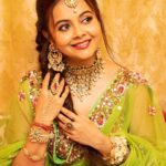 Devoleena Bhattacharjee Instagram - Eid Mubarak 🌙. It is indeed a difficult time & situation to celebrate the festival.I pray this eid brings good health ,peace & prosperity to our lives and soon we overcome this deadly and painful situation around.May god bless you all..PLEASE WEAR MASK ANS STAY HOME..🙏🏻 . . . Styled by @anamikajain__ Outfit by @annus_creation Hair & Makeup by @talesofshadows Photography by @sahil.shivani_ #devoleena #eidmubarak #stayblessed #peace #covid_19