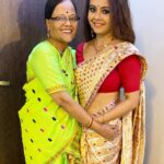 Devoleena Bhattacharjee Instagram - Happy MAA DAY MAA....🥰😄 @anima_maa . I really wish this pandemic ends soon and you come back to me as soonest...You know my feelings for you so not writting end number of adjectives or sentences here...You better take care,wear mask & take steam,giloi,ashwagandha & be fit...😇❤️Love you always...🤗🤗💐And #happymothersday to all the mothers..🌷 . . . #devoleena #anima #motherdaughter #mothersday #everydayweshouldbethankful #blessedtohaveyou #love #unconditionallove