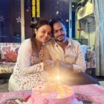Devoleena Bhattacharjee Instagram - Happy & Unbelievable 1 Month to Us. 🤣❤️🥰 And definitely the crazy one. Many more to this exciting journey ahead. 😘💃🥂 . . #devoleena #newlymarried #couplegoals #1month #gratitude Mumbai - मुंबई