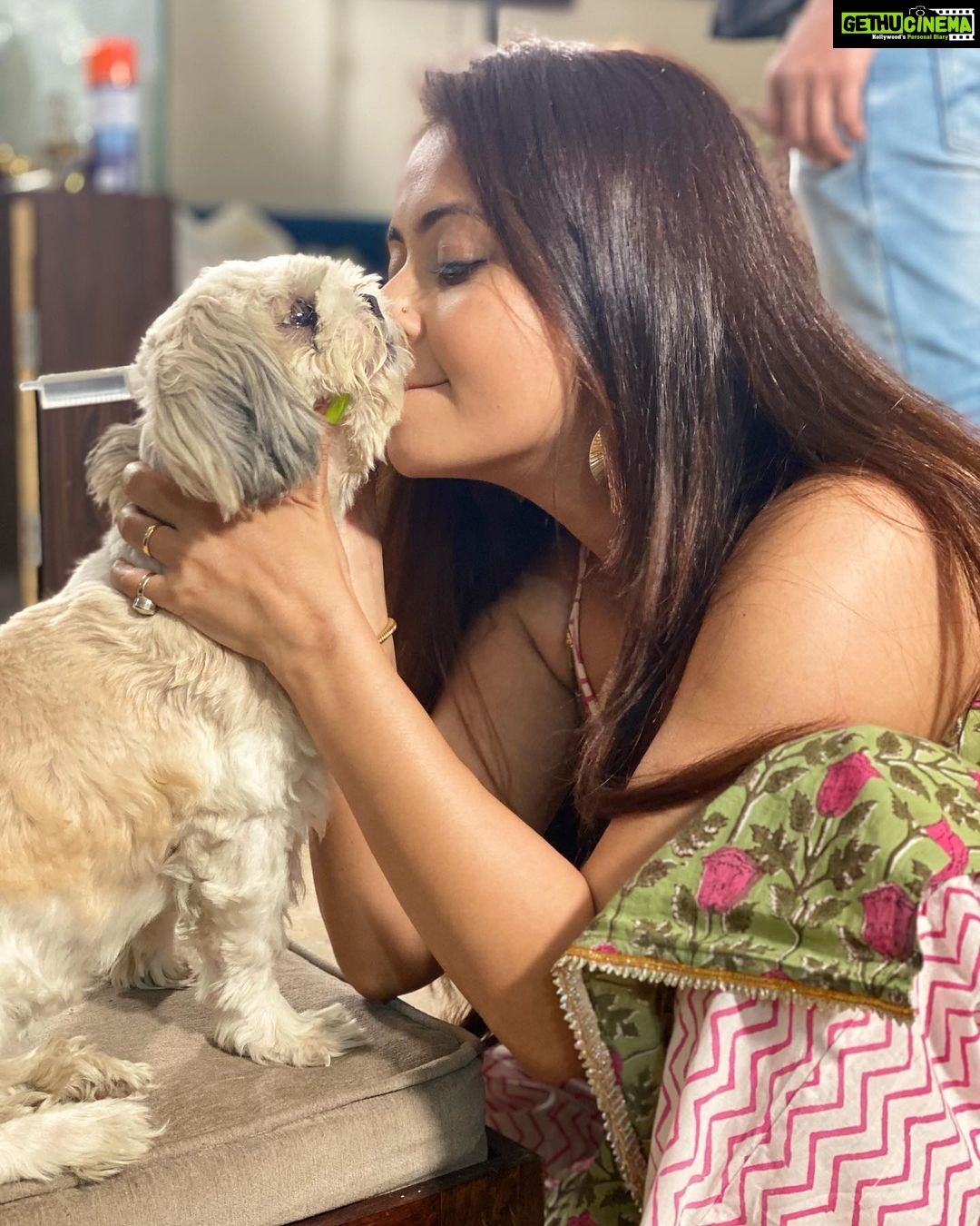 Devoleena Bhattacharjee Instagram - Life is indeed beautiful with you my baby @angel_bhattacharjee ❤️ . . #blessed #grateful #love #petparent #devoleena #angelbhattacharjee Mumbai, Maharashtra