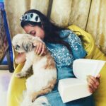 Devoleena Bhattacharjee Instagram - Happy time❤️❤️❤️ Outfit- @queenbeedesyn Stylist- @_kanupriya_garg . . #readingtime #morningroutine #goodvibes #DevoleenaBhattacharjee