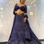 Devoleena Bhattacharjee Instagram - Tv pe breaking news haye re mera lengha Bigboss finale look❤️ Stylist- @_kanupriya_garg Gorgeous lengha- @pallavipoddarofficial Jwellery- @anmoljewellers x @allboutcommunication Makeup and hair- @talesofshadows . . . . #devoleenabhattacharjee #devosquad #devoleena #biggboss14 #biggboss #bb14 #colorstv #gopibahu #omggirl #gopi
