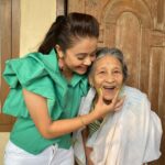 Devoleena Bhattacharjee Instagram – Aaita ❤️ #grandmom 90 & Countinggg 🥰🥰🥰😎😎😎