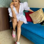Devoleena Bhattacharjee Instagram - Blend of style and sexy ✨😚 Styled- @_kanupriya_garg Pretty Shoes by @yandgcreations