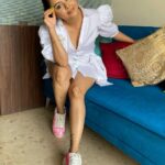 Devoleena Bhattacharjee Instagram - Blend of style and sexy ✨😚 Styled- @_kanupriya_garg Pretty Shoes by @yandgcreations