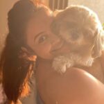 Devoleena Bhattacharjee Instagram - Jaane kyu dil jaanta hai , tu hai to I will be alright ❤️ Outfit by- @thesheside Styled by- @_kanupriya_garg @akanksha_niranjan . . #Angeleena #Angel #Devoleena #DevoleenaBhattacharjee #AngelBhattacharjee #petLovers #doglovers #dogsofinstagram #mylife #maabeti #motherdaughter #selflesslove