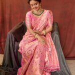 Devoleena Bhattacharjee Instagram - Wear your pride, culture Makhela chador❤️ Styled by @_kanupriya_garg Jewellery by @anmoljewellers Makeup by @talesofshadows Hair by @blush_n_fringes Photography by @akshayphotoartist Outfit- Assam Mulberry Silk. #devoleenabhattacharjee #devoleena #assamesebride #mekhelasador #maghbihu #2021 #pinkismycolour