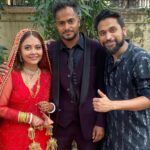 Devoleena Bhattacharjee Instagram - Congratulations @devoleena & Shahnawaz, stay crazy together. Devoleena you are a warrior with a golden heart & Shahnawaz being your guiding force. #happiness #crazytogether #happilymarried #devoleenawedding