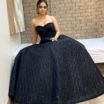 Devoleena Bhattacharjee Instagram - 🖤 . . . Outfit : @mayacultureofficial Jewellery : @chic_therapy_ Fashion PR & Stylist : @dinky_nirh Make up @ganeshneman29