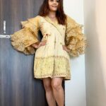 Devoleena Bhattacharjee Instagram - The perfect blend of my barbie fantasy with Assam eri silk. Wearing @harsha_fashion_studio ❤️ #devoleenabhattacharjee #devoleena #erisilk #ethnic