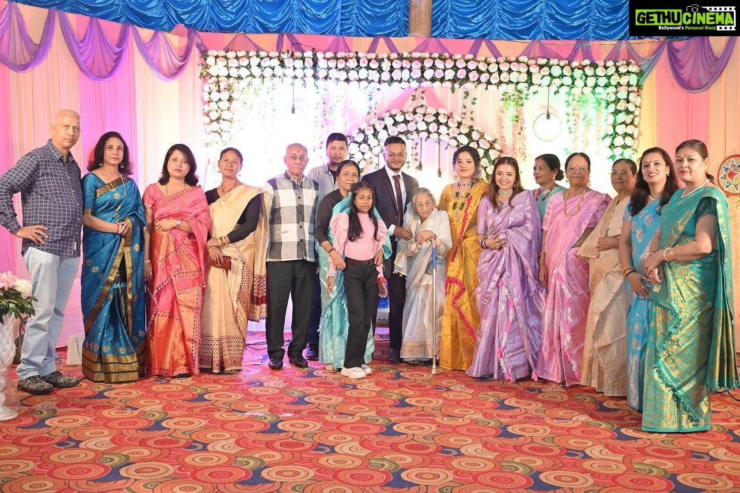 Devoleena Bhattacharjee Instagram - Few more & many more to come 😎😉💜 . . #weddingvibes #family #assamdiaries Guwahati, Assam