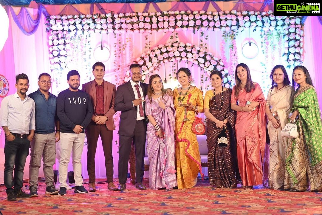 Devoleena Bhattacharjee Instagram - Few more & many more to come 😎😉💜 . . #weddingvibes #family #assamdiaries Guwahati, Assam