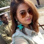 Devoleena Bhattacharjee Instagram - Some throwback moments🙇🏼‍♀️🥰🌸 #jimcorbett . . Outfit by @_shopping__000 . Earrings by @eyecandyofficiall . #devoleenabhattacharjee #devotheomggirl #traveldiaries #throwback