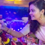 Devoleena Bhattacharjee Instagram - Ganpati bappa morya🌸🙏🏻😇 . . . Outfit by @baroquebypreetibatra