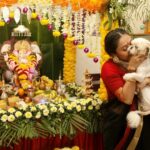 Devoleena Bhattacharjee Instagram - #throwback #ganpati2019 @angel_bhattacharjee ❤️🥰