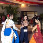 Devoleena Bhattacharjee Instagram - #garba #garbanight 🧚🧿❤️ #navratrivibes with this darling @devoleena #friends #fun #love #festivevibes #livetothefullest 🧿