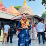 Devoleena Bhattacharjee Instagram - Joi Maa Kamakhya 🙏🏻😇❤️ . . . #devoleena #kamakhya #maakamakhya #blessings #assam #nilachalparbat #guwahati Maa Kamakhya Temple_ Nilachal Devi