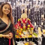 Devoleena Bhattacharjee Instagram - ❤️ #ganpatibappamorya #devoleena Mumbai - मुंबई