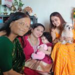 Devoleena Bhattacharjee Instagram - Ganpati bappa morya ❤️🙏 #ganpatibappamorya #sathiya