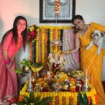 Devoleena Bhattacharjee Instagram - Ganpati Bappa Morya 🙏🏻🧿 . #ganpati #ganpatibappamorya #festival #celebration #crazy #saathiyagirls #bhavinipurohit