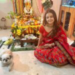 Devoleena Bhattacharjee Instagram – #ganpatibappamorya ❤️🙏🏻😇 Mumbai – मुंबई