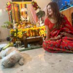 Devoleena Bhattacharjee Instagram – #ganpatibappamorya ❤️🙏🏻😇 Mumbai – मुंबई