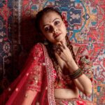 Devoleena Bhattacharjee Instagram - My words will either attract a strong mind or offend a weak one. 👑. . . . Styled by @shikshabhansali_ Lehenga: @asopalav Jewels: @kushalsfashionjewellery Photography by @akshayrathodphotography Makeup & Hair by @talesofshadows Assisted by @makeup_by_sharddha Location - @mumbaicoworking . #devoleena #regallook #editorial #devosquad #desichori Mumbai Coworking