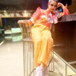 Devoleena Bhattacharjee Instagram - Grateful for where i’m at. Excited about where i’m going. 🧡 . . . . Outfit - @myfriday.in #devoleena #gratitude #badass #colourfullife #bliss Mumbai, Maharashtra