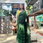 Devoleena Bhattacharjee Instagram – Acceptance will calm your Soul⭐️
.
.
.
Saree by @eternitybysakshi 🧡
#devoleena #sareelove #loveislove #goodvibes #sundaymood☀️ Mumbai, Maharashtra