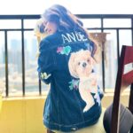Devoleena Bhattacharjee Instagram - @angel_bhattacharjee ❤️❤️❤️ . . . Jacket - @thepaintdaddy #devoleena #angel #instapet #petparent #love Mumbai, Maharashtra