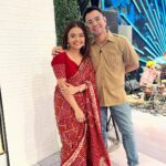 Devoleena Bhattacharjee Instagram - Finally we have a picture to post. 😃🥰Thank you @raffinagita1717 for being such an amazing person. 🤗 ANTV Epicentrum Studio Complex