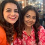 Devoleena Bhattacharjee Instagram - Its Us 💛 @devoleena #saathiyagirls . Location: @antv_official , Jakarta, Indonesia . #influencer #saathiya #readytowear #travel #travelblogger #actor #actorslife #trendingreels #trending #bhavinipurohit