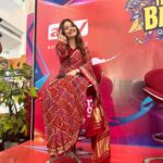 Devoleena Bhattacharjee Instagram - You can take on the world in a Red Saree. ❤️ . . . #devoleena #indonesia #sareelove #aunthentic #indian #antv #redlove